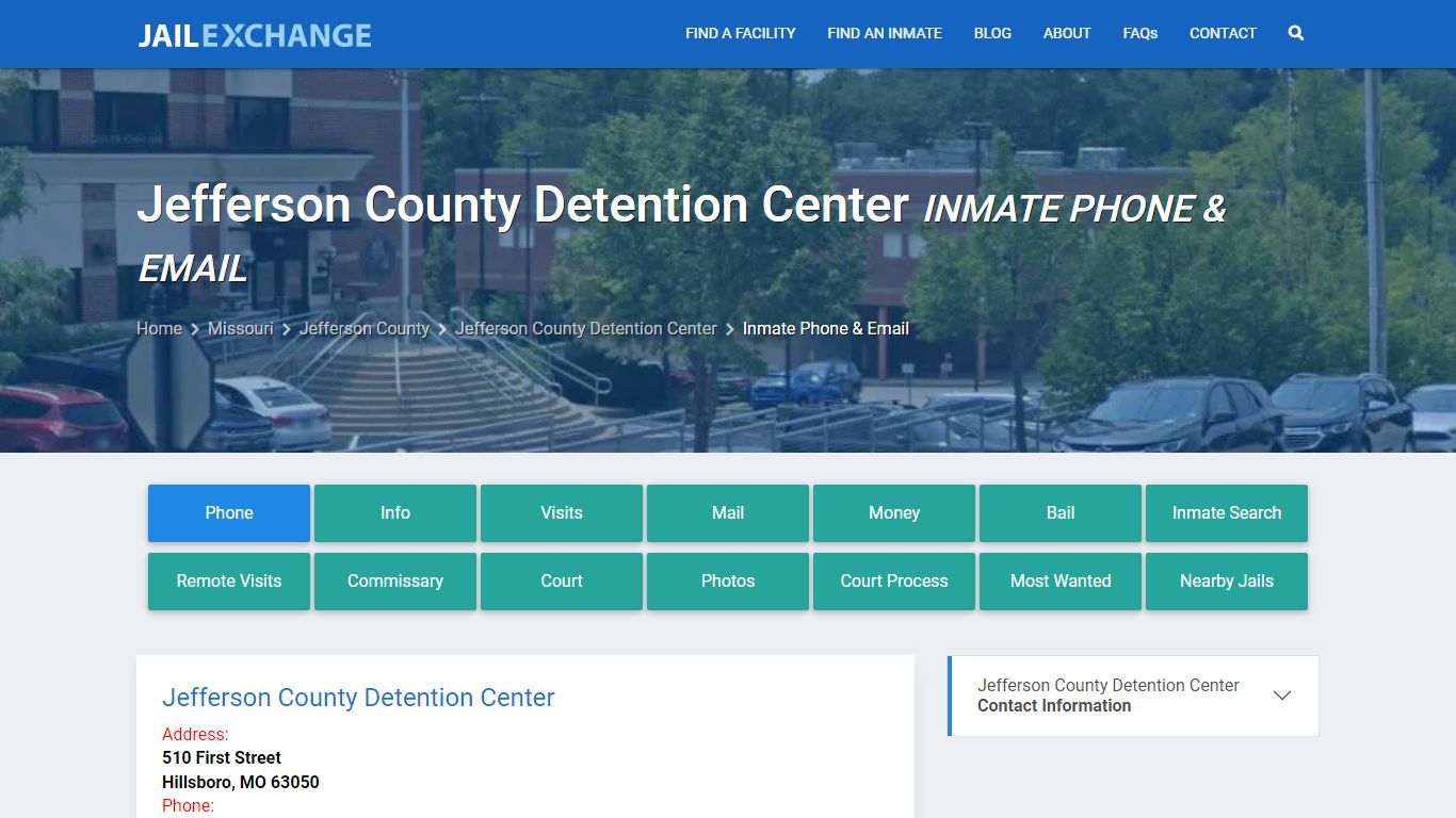 Inmate Phone - Jefferson County Detention Center, MO - Jail Exchange
